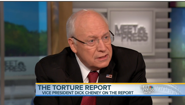 Former Vice President Dick Cheney refused to leave his comfort zone on "Meet the Press."