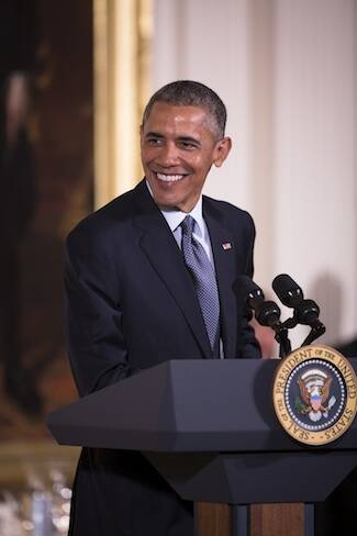 President Barack Obama has discovered that it's lonely for a Democrat at the top. (CNS photo/Tyler Orsburn)