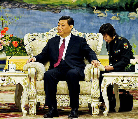 Xi Jinping at meeting in the Great Hall of the People in Beijing, Jan. 10, 2011 (Photo via Wikimedia Commons)