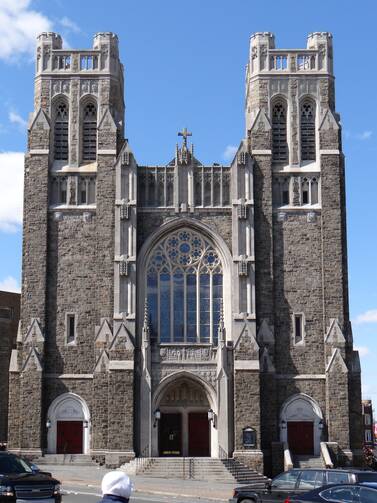 St. Nicholas of Tolentine Church, University Avenue, the Bronx--where a little boy learned about Ash Wednesday