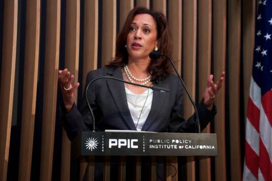 California Attorney General Kamala Harris will find it easier to raise money without real competition. (Image from Attorney General's Office website)