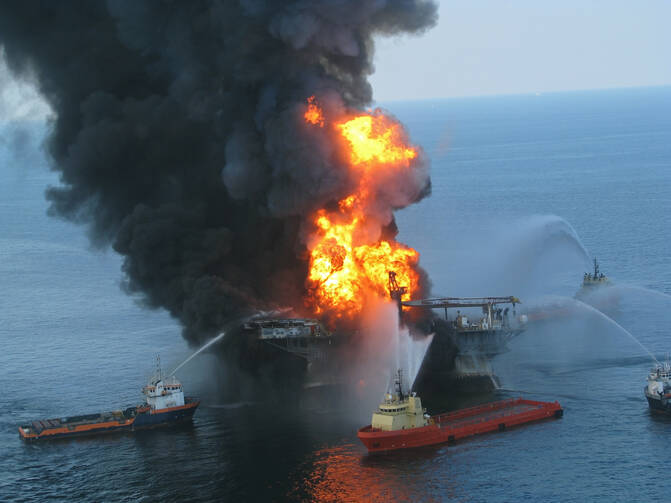 The explosion and fire on the Deepwater Horizon offshore drilling rig in the Gulf of Mexico killed 11 workers in April 2010