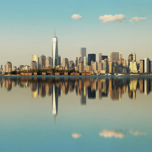 New York and a handful of "elite cities" seem to have ascended into their own heavenly economy. (iStock photo)