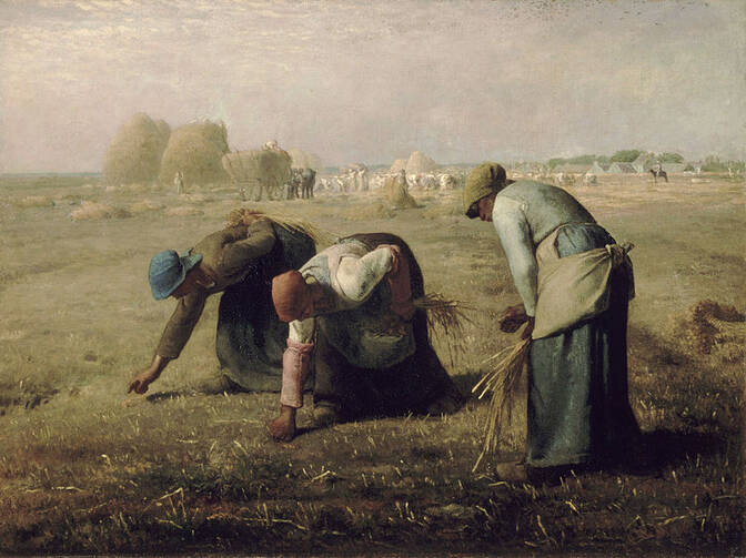 "The Gleaners" by Jean-François Millet, c. 1857.