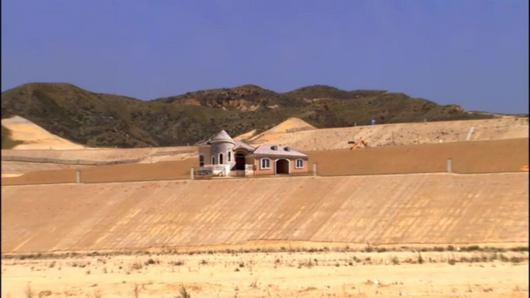 The right to a house like this may become a major wedge issue in American politics. (Image from the TV series "Arrested Development")