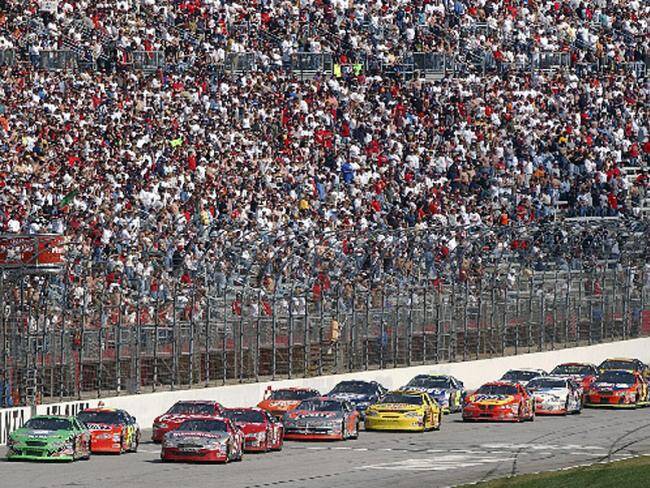 A swelling population and a car-centric culture makes Georgia tilt to the Republican Party. (Photo courtesy of Atlanta Motor Speedway, via the New Georgia Encyclopedia) 