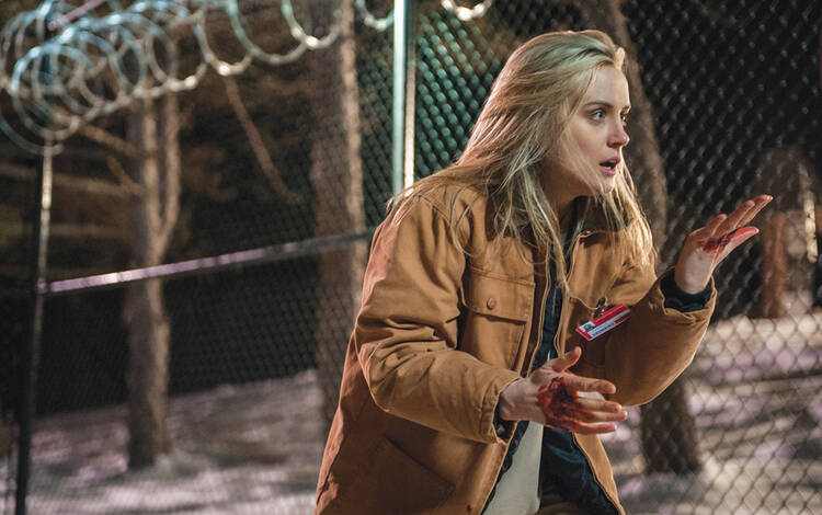 DOWNTIME: Taylor Schilling in “Orange Is the New Black”