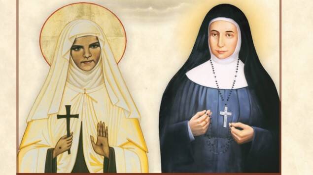 Ninteenth century Catholic nuns Miriam Bawardy and Marie Alphonsine Ghattas
