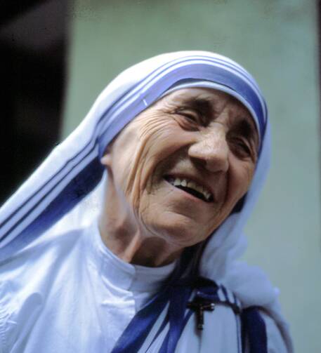 Blessed Teresa of Kolkata, founder of the Missionaries of Charity (Photo from Wikimedia Commons)