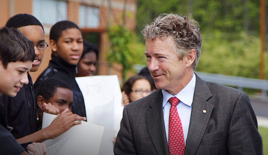 Rand Paul faces skepticism that he can attract young voters and libertarians to GOP primaries outside of Kentucky (photo from www.paul.senate.gov).
