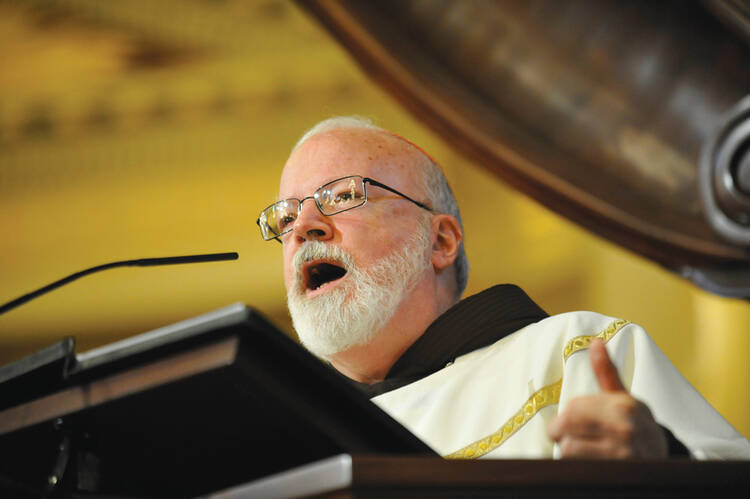 Cardinal Sean P. O'Malley, O.F.M. Cap., of Boston during Mass at the Louisiana Priests' Convention on Sept. 18