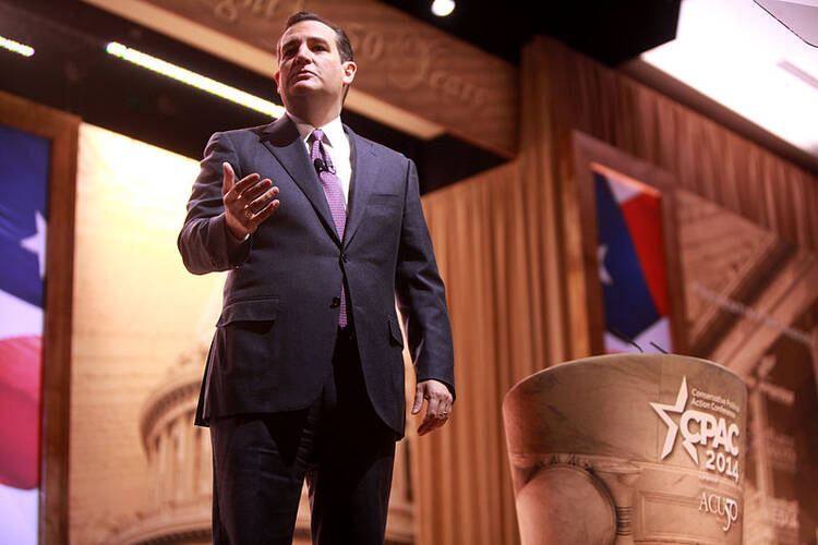 Ted Cruz speaking at CPAC 2014 in Washington, D.C. (Photo via Wikimedia Commons) 