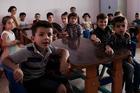 Students attend a new kindergarten in Qaraqosh, Iraq. (Kevin Clarke)