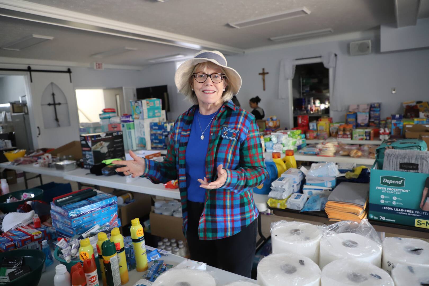 Claudia Graham at ‘St. Walmart Mary's’ in Swannanoa