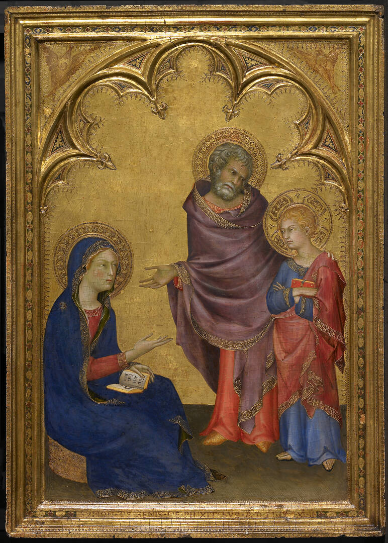 Simone Martini, “Christ Discovered in the Temple” (1342) (Copyright National Museums Liverpool)