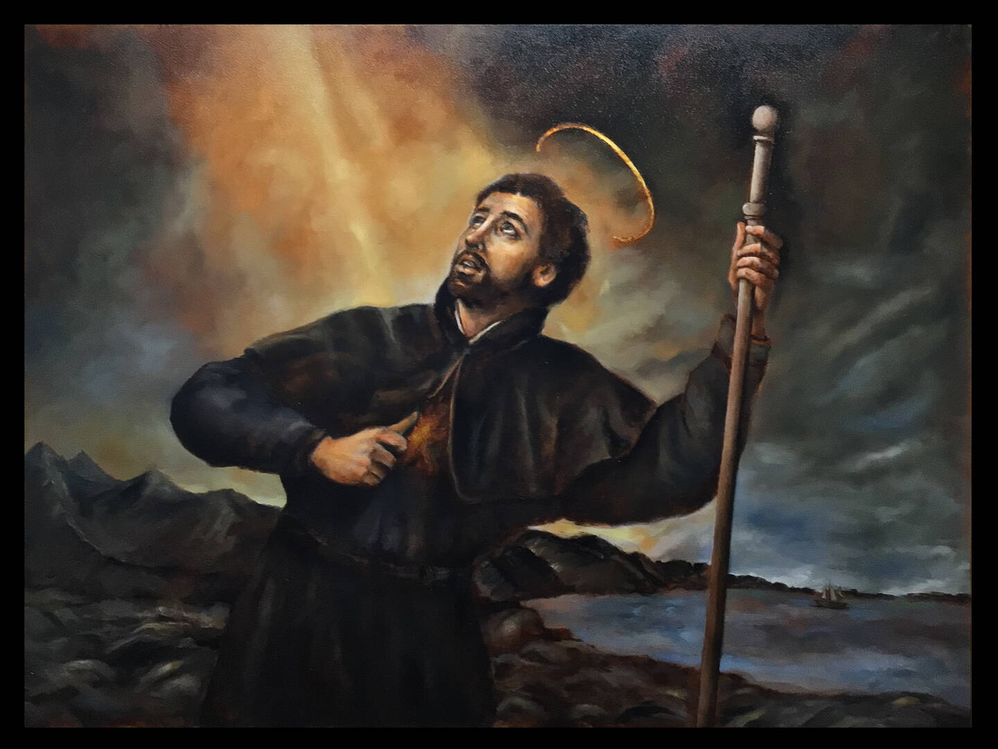 A painting of St. Francis Xavier