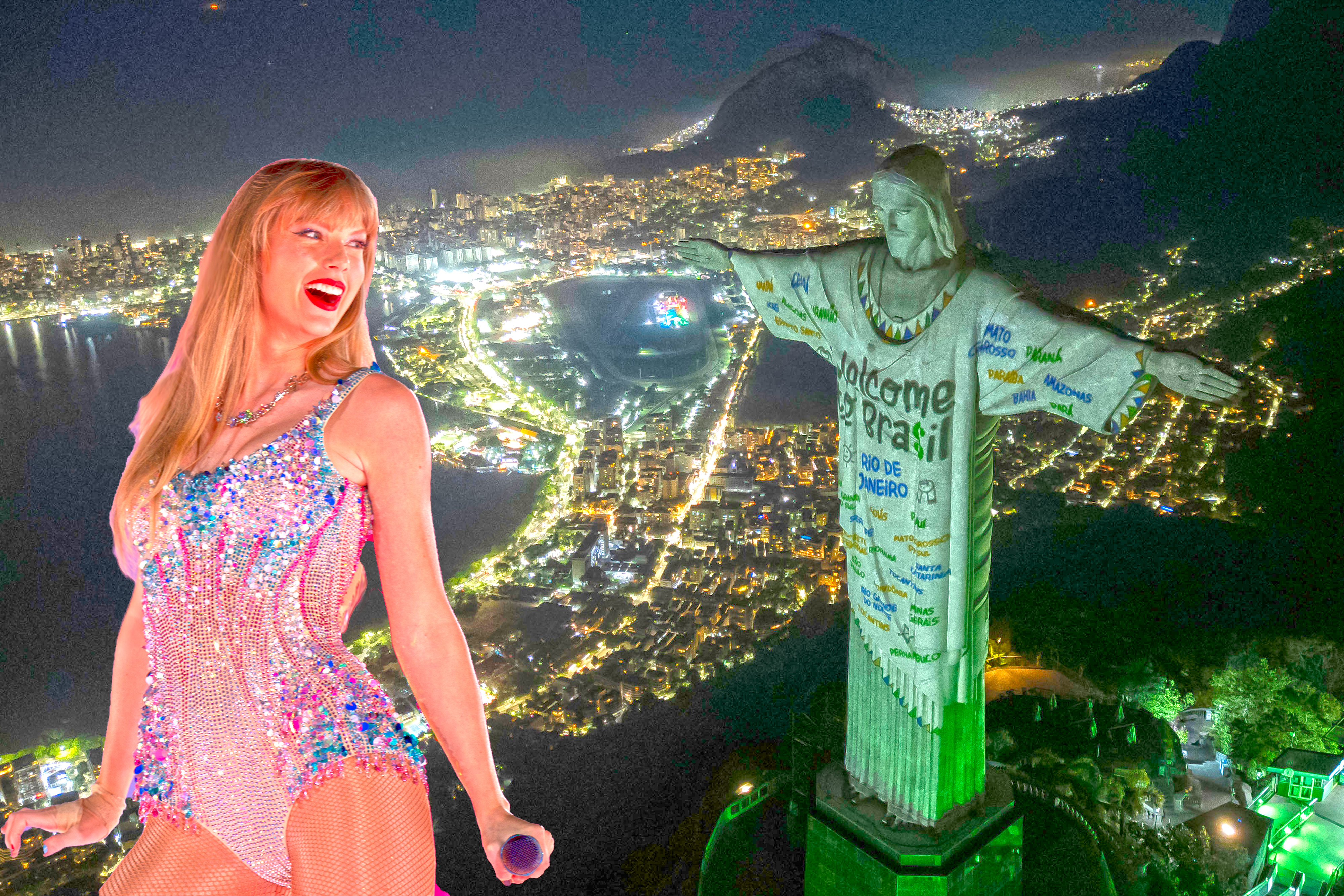 Taylor Swift honored on Christ the Redeemer statue