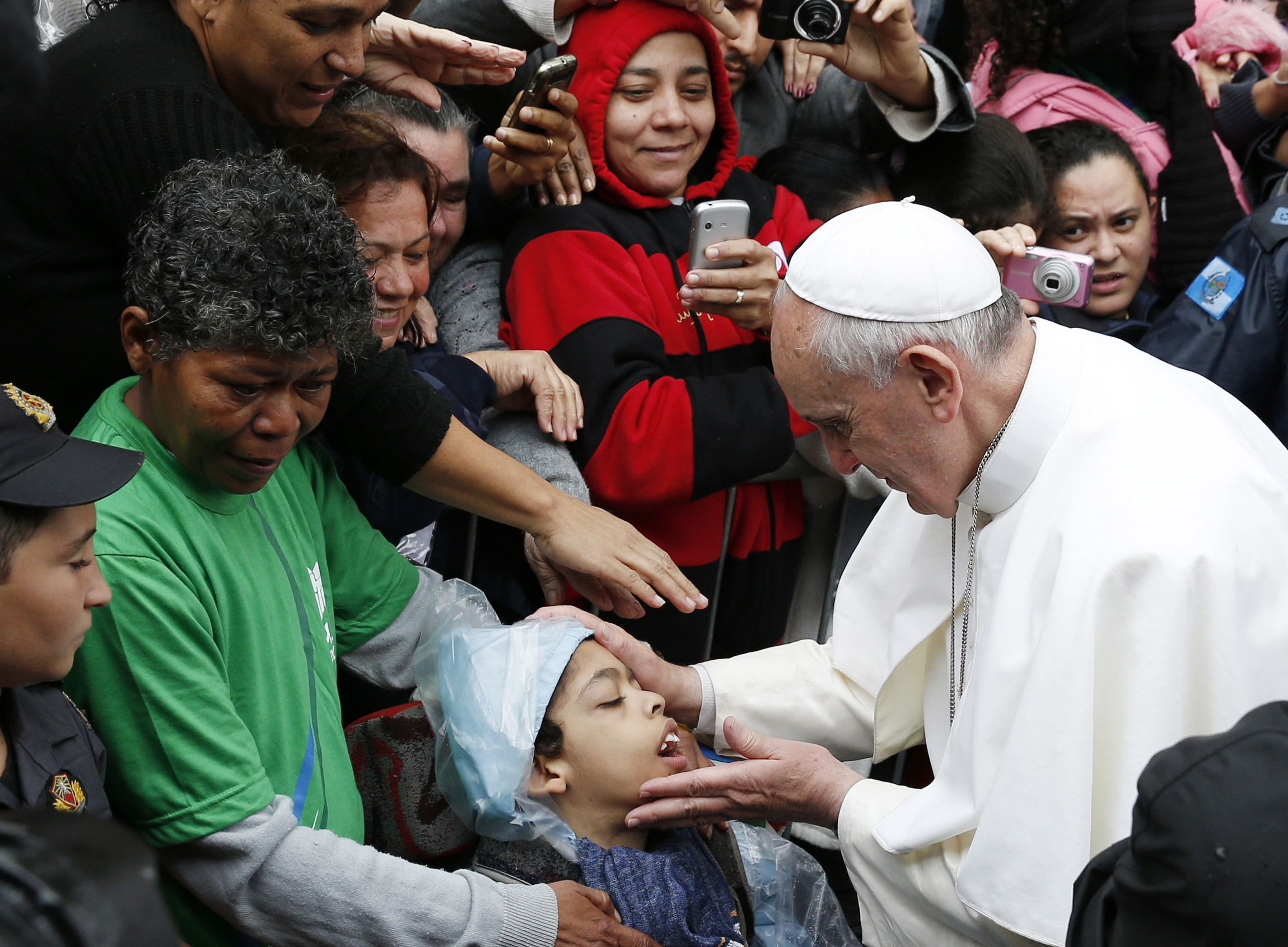 Pope Among Poor Speaks Of Social Justice America Magazine