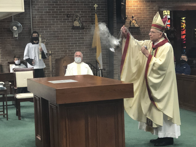 Archbishop Aymond Reconsecrates Church Altar Calls Priests Acts