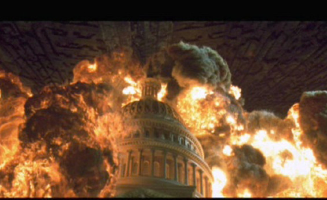 Washington may crumble in less dramatic fashion than depicted in the film "Independence Day." 