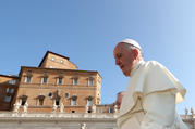 Pope Francis arrives to lead his general audience in St. Peter's Square on Aug. 29 at the Vatican. (CNS photo/Alessandro Bianchi, Reuters) 