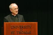 Jesuit Father Michael Czerny pictured at the University of St. Thomas in St. Paul, Minn. in 2014 (CNS photo/Dianne Towalski, The Catholic Spirit).