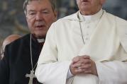 Australian Cardinal George Pell, prefect of the Vatican Secretariat for the Economy, attends Pope Francis' general audience in St. Peter's Square at the Vatican last November.